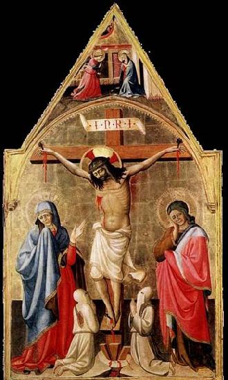 Antonio da Firenze Crucifixion with Mary and St John the Evangelist France oil painting art